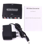 1080P HD HDMI zu YPbPr Video- und R/L Audio Adapter Konverter, HDMI zu YPbPr+R/L