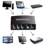 1080P HD HDMI zu YPbPr Video- und R/L Audio Adapter Konverter, HDMI zu YPbPr+R/L