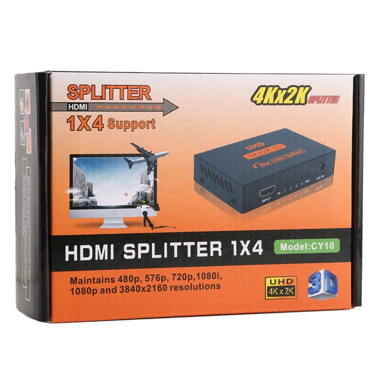 CY10 UHD 4K x 2K 3D 1 x 4 HDMI Verteiler, CY10