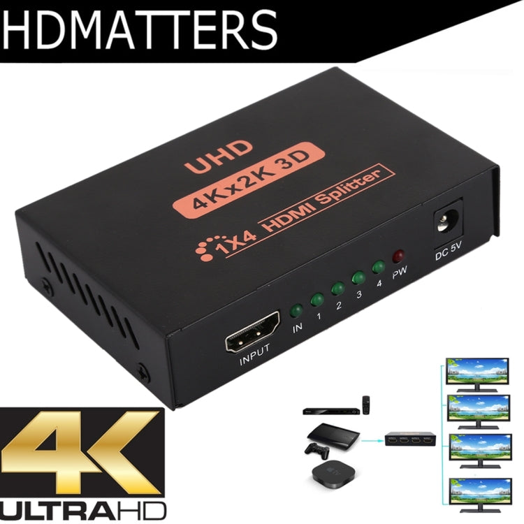 CY10 UHD 4K x 2K 3D 1 x 4 HDMI Verteiler, CY10