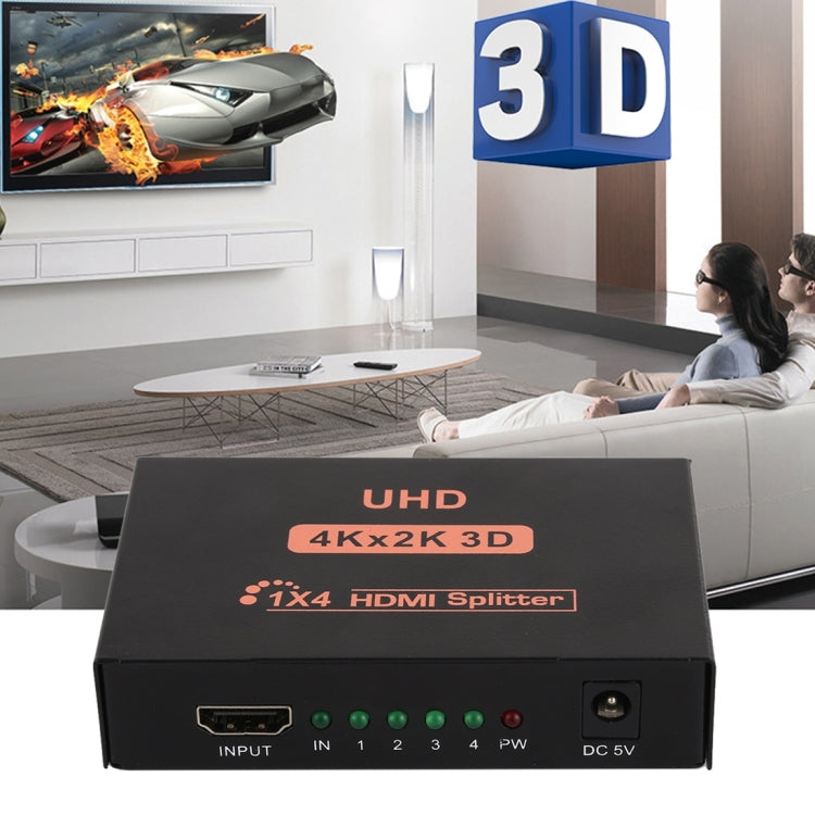 CY10 UHD 4K x 2K 3D 1 x 4 HDMI Verteiler, CY10