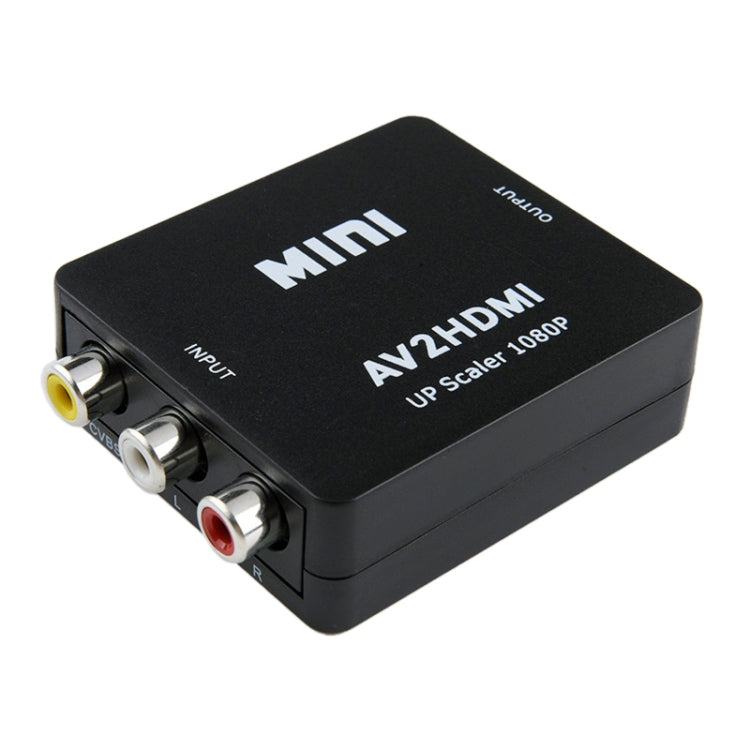 HOWEI HW-2105 Mini AV CVBS/L+R Audio zu HDMI Konverter Adapter, unterstützt Scaler 1080P, HW-2105 AV zu HDMI