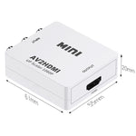 HOWEI HW-2105 Mini AV CVBS/L+R Audio zu HDMI Konverter Adapter, unterstützt Scaler 1080P, HW-2105 AV zu HDMI