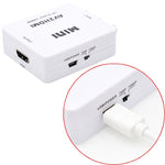 HOWEI HW-2105 Mini AV CVBS/L+R Audio zu HDMI Konverter Adapter, unterstützt Scaler 1080P, HW-2105 AV zu HDMI