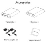 OPT882-KVM HDMI Extender (Empfänger & Sender) Glasfaser Extender mit USB-Anschluss und KVM-Funktion, Übertragungsdistanz: 20KM, OPT882-KVM