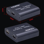 USB 2.0 auf HDMI 4K HD Video-Capture mit Loop-Ausgang