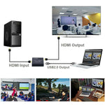 USB 2.0 auf HDMI 4K HD Video-Capture mit Loop-Ausgang