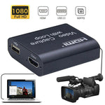 USB 2.0 auf HDMI 4K HD Video-Capture mit Loop-Ausgang