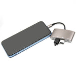 1040KEY 8-Pin zu USB + Typ-C / USB-C + OTG Multifunktionaler Konverter Adapter, 1040KEY