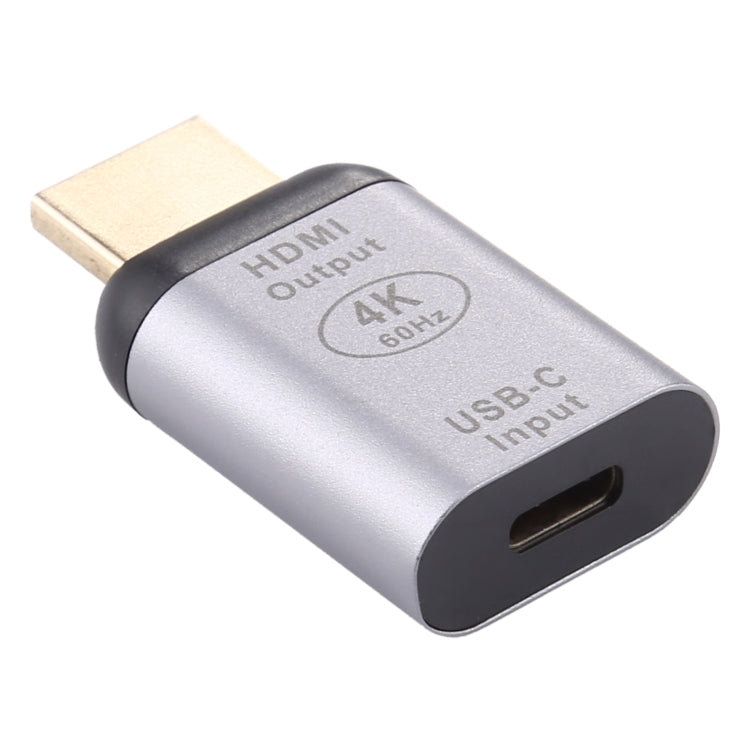 Type-C / USB-C Buchse zu HDMI Stecker Aluminiumlegierung Adapter, Type-C Buchse zu HDMI Stecker