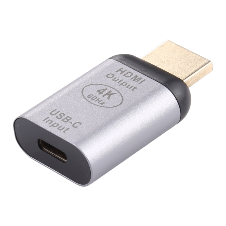 Type-C / USB-C Buchse zu HDMI Stecker Aluminiumlegierung Adapter, Type-C Buchse zu HDMI Stecker