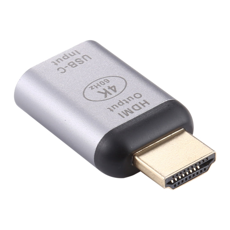 Type-C / USB-C Buchse zu HDMI Stecker Aluminiumlegierung Adapter, Type-C Buchse zu HDMI Stecker