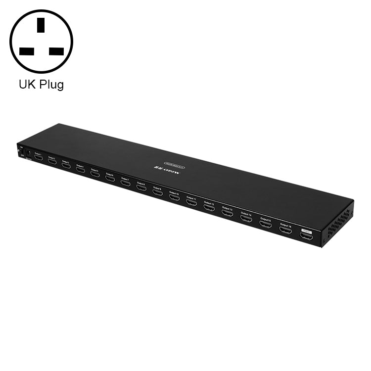 Measy SPH116 1 zu 16 4K HDMI 1080P Umschalter Gleichzeitige Anzeige Splitter, 1 zu 16, AU-Stecker, 1 zu 16, EU-Stecker, 1 zu 16, UK-Stecker, 1 zu 16, US-Stecker