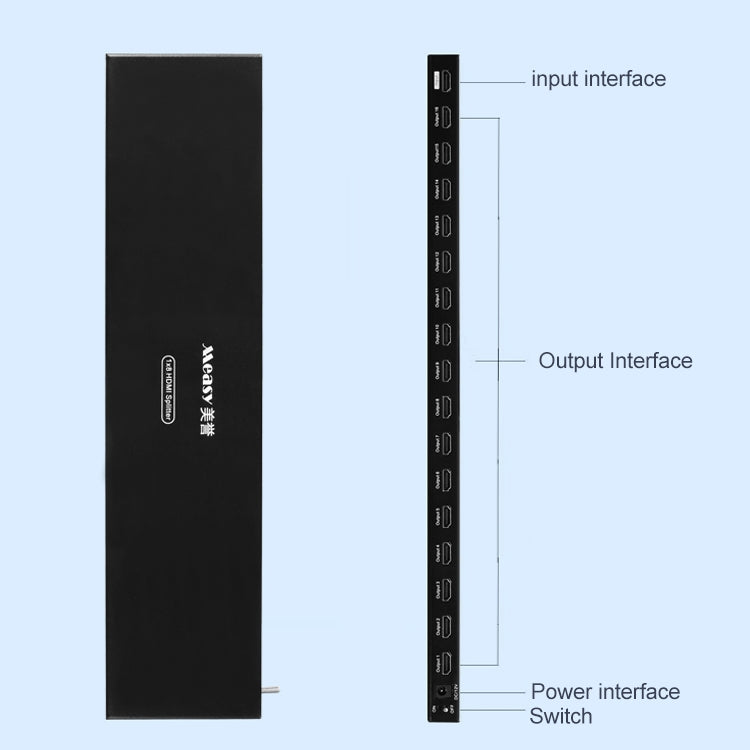 Measy SPH116 1 zu 16 4K HDMI 1080P Umschalter Gleichzeitige Anzeige Splitter, 1 zu 16, AU-Stecker, 1 zu 16, EU-Stecker, 1 zu 16, UK-Stecker, 1 zu 16, US-Stecker