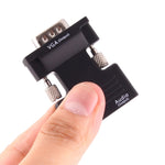 HDMI Buchse zu VGA Stecker Konverter mit Audioausgang Adapter für Projektor, Monitor, Fernseher, HDMI zu VGA+Audio