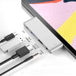 HW-TC29 4-in-1 Typ-C / USB-C Multifunktionaler Erweiterungs-HUB Adapter iPad Pro Hub