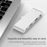 HW-TC29 4-in-1 Typ-C / USB-C Multifunktionaler Erweiterungs-HUB Adapter iPad Pro Hub