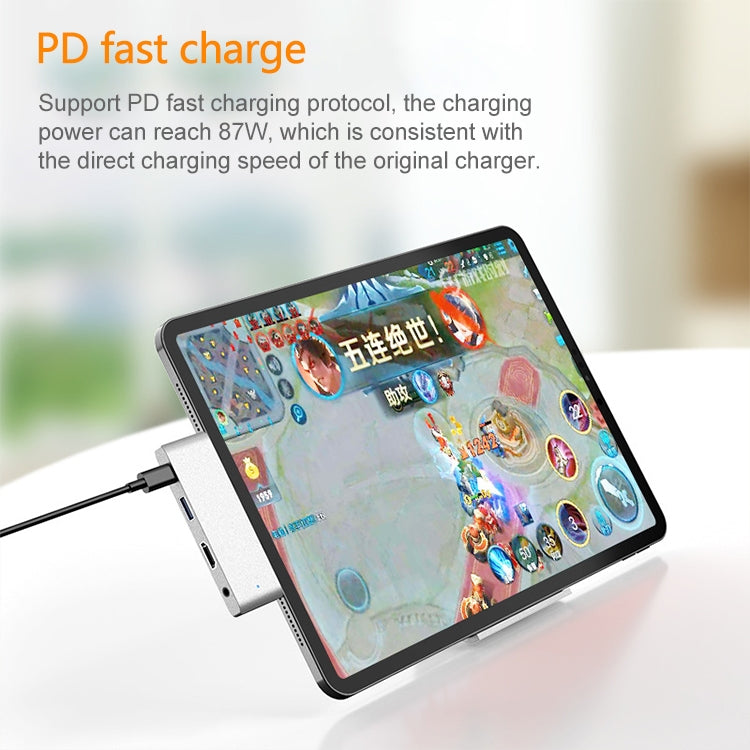 HW-TC29 4-in-1 Typ-C / USB-C Multifunktionaler Erweiterungs-HUB Adapter iPad Pro Hub