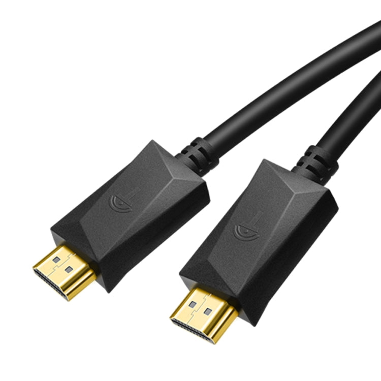 ROCKETEK HDMI01Y-2 HDMI 2.0 4K 30Hz 3D HD vergoldeter Stecker HDMI Kabel für alle HDMI Geräte, Länge: 2m