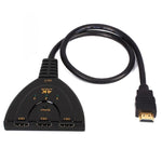 3 in 1 HDMI Eingang 4K x 2K HDTV Pigtail Umschalter Adapter HDMI Splitter, 1 zu 3