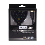 3 in 1 HDMI Eingang 4K x 2K HDTV Pigtail Umschalter Adapter HDMI Splitter, 1 zu 3