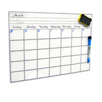 Magnetischer Monatsplaner, Kühlschrankmagnet, PET magnetisches Soft-Whiteboard, Größe: 29,7 cm x 42 cm, Monatsplan
