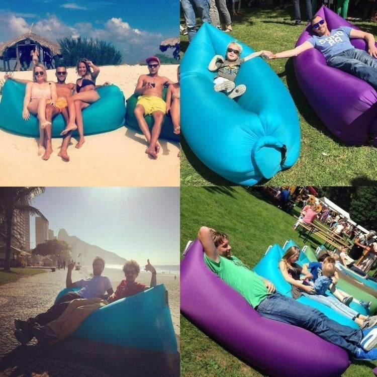 Aufblasbare Lounger Polyestergewebe Kompressions-Luftsack Sofa für Strand / Reisen / Gastgewerbe / Angeln, Größe: 185cm x 75cm x 50cm, Normale Qualität