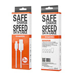 HAWEEL 3m Hochgeschwindigkeits 8 Pin zu USB Synchronisations- und Ladekabel für iPhone, iPad, 8 Pin 3m