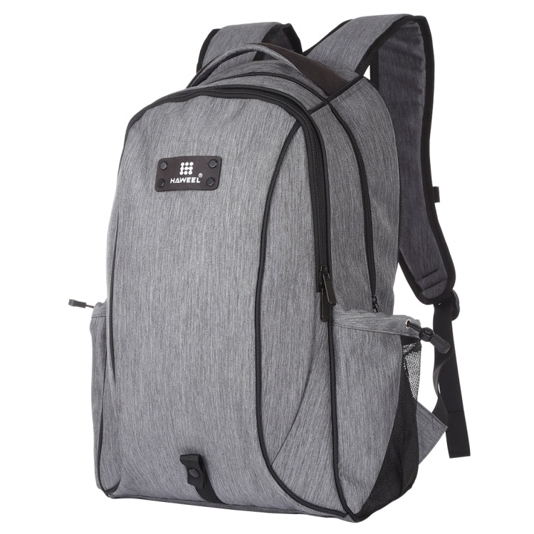 HAWEEL 14W faltbarer abnehmbarer Solarstrom Outdoor tragbarer Canvas Doppel-Schulter Laptop-Rucksack, USB Ausgang: 5V 2.1A Max