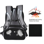 HAWEEL 14W faltbarer abnehmbarer Solarstrom Outdoor tragbarer Canvas Doppel-Schulter Laptop-Rucksack, USB Ausgang: 5V 2.1A Max
