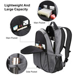HAWEEL 14W faltbarer abnehmbarer Solarstrom Outdoor tragbarer Canvas Doppel-Schulter Laptop-Rucksack, USB Ausgang: 5V 2.1A Max