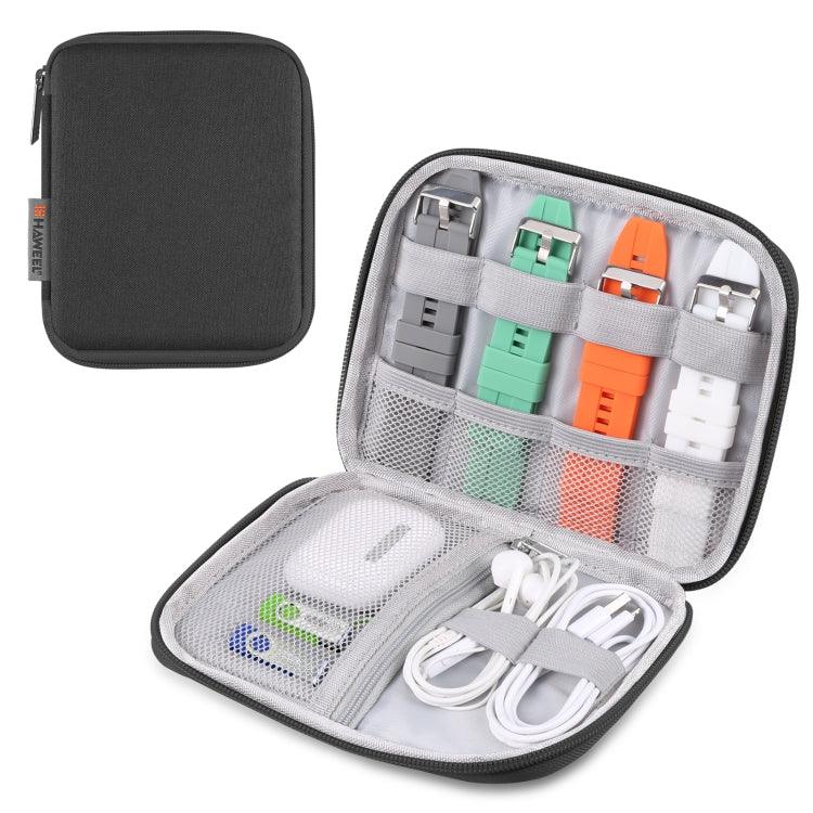 HAWEEL Aufbewahrungsbox für Uhrenarmbänder, Kopfhörer, USB-Stick und digitale Kabel, Größe: S