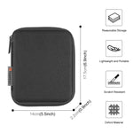 HAWEEL Aufbewahrungsbox für Uhrenarmbänder, Kopfhörer, USB-Stick und digitale Kabel, Größe: S