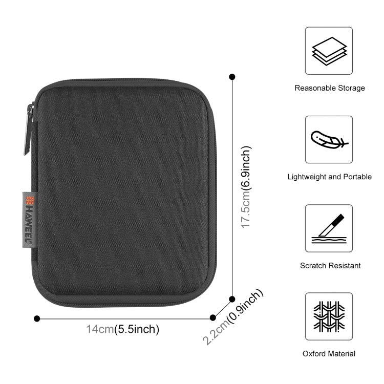 HAWEEL Aufbewahrungsbox für Uhrenarmbänder, Kopfhörer, USB-Stick und digitale Kabel, Größe: S