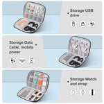 HAWEEL Aufbewahrungsbox für Uhrenarmbänder, Kopfhörer, USB-Stick und digitale Kabel, Größe: S