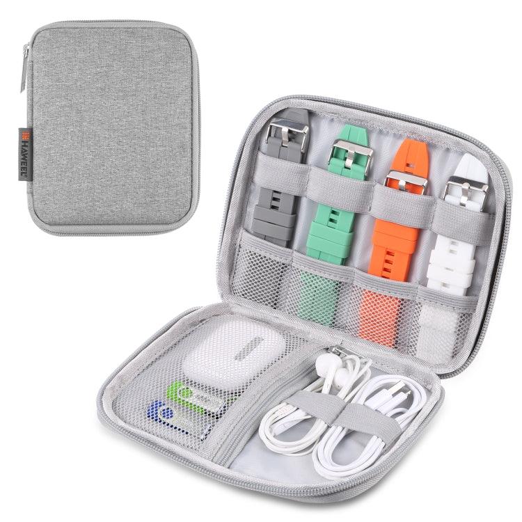 HAWEEL Aufbewahrungsbox für Uhrenarmbänder, Kopfhörer, USB-Stick und digitale Kabel, Größe: S