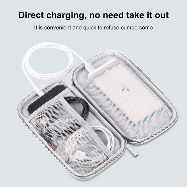 HAWEEL Elektronik Organizer Aufbewahrungstasche für Handys, Powerbank, Kabel, Maus, Kopfhörer, Digitaler Organizer, Größe: S, Digitaler Organizer