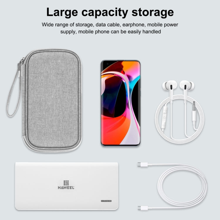 HAWEEL Elektronik Organizer Aufbewahrungstasche für Handys, Powerbank, Kabel, Maus, Kopfhörer, Digitaler Organizer, Größe: S, Digitaler Organizer