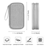 HAWEEL Elektronischer Organizer mit doppeltem Lagen Staubbeutel für Kabel, Ladegerät, Powerbank, Telefone, Kopfhörer, Organizer mit doppeltem Lagen
