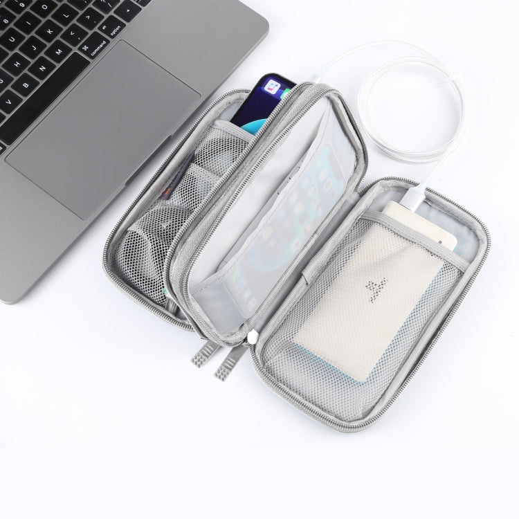 HAWEEL Elektronischer Organizer mit doppeltem Lagen Staubbeutel für Kabel, Ladegerät, Powerbank, Telefone, Kopfhörer, Organizer mit doppeltem Lagen