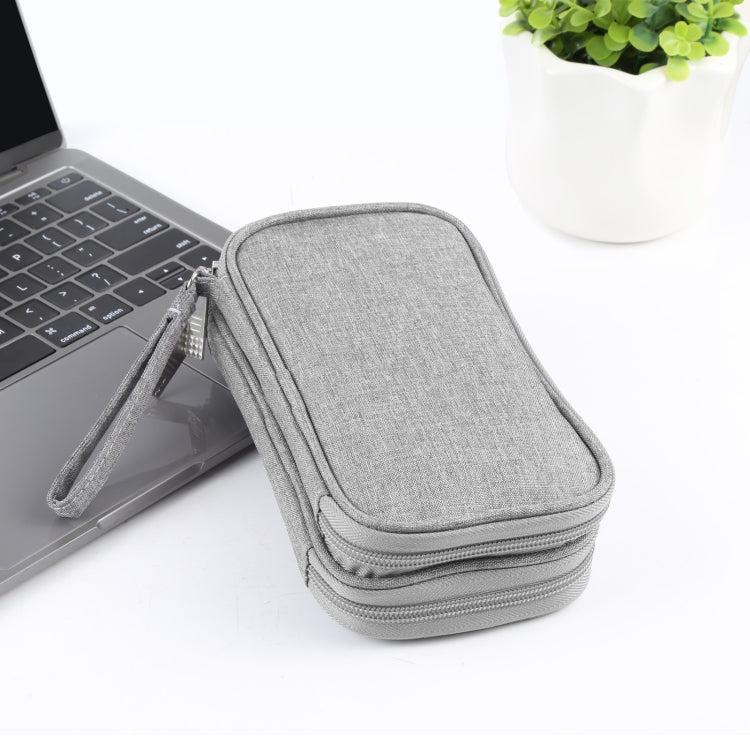 HAWEEL Elektronischer Organizer mit doppeltem Lagen Staubbeutel für Kabel, Ladegerät, Powerbank, Telefone, Kopfhörer, Organizer mit doppeltem Lagen