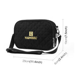 HAWEEL Messenger Schultertasche klein Digital Tablet Handy Wärmetasche mit Handwärmer