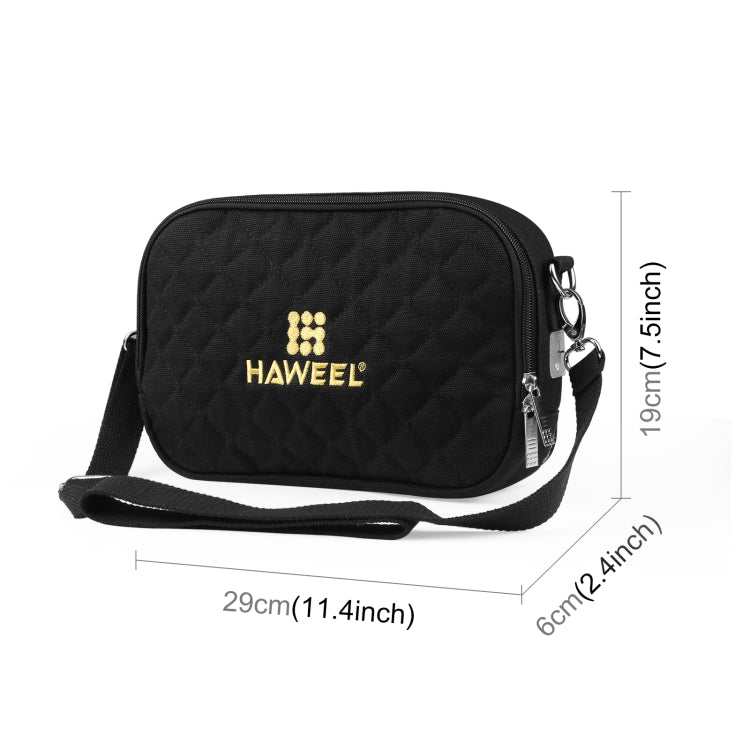 HAWEEL Messenger Schultertasche klein Digital Tablet Handy Wärmetasche mit Handwärmer