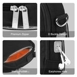 HAWEEL Messenger Schultertasche klein Digital Tablet Handy Wärmetasche mit Handwärmer