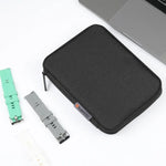 HAWEEL Aufbewahrungsbox für Uhrenarmbänder, Kopfhörer, USB-Stick und digitale Kabel, Größe: M