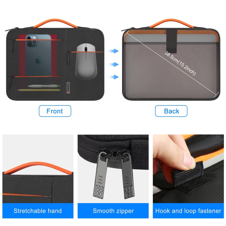 HAWEEL 13,0 Zoll Hülle mit Reißverschluss Aktentasche Laptop-Tasche für Macbook, Samsung, Lenovo Thinkpad, Sony, DELL Alienware, CHUWI, ASUS, HP, 13 bis 13,5 Zoll Laptops, 13,0-13,5 Zoll