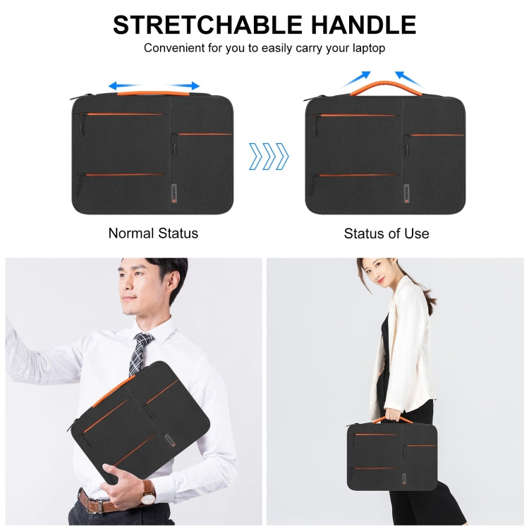 HAWEEL 13,0 Zoll Hülle mit Reißverschluss Aktentasche Laptop-Tasche für Macbook, Samsung, Lenovo Thinkpad, Sony, DELL Alienware, CHUWI, ASUS, HP, 13 bis 13,5 Zoll Laptops, 13,0-13,5 Zoll