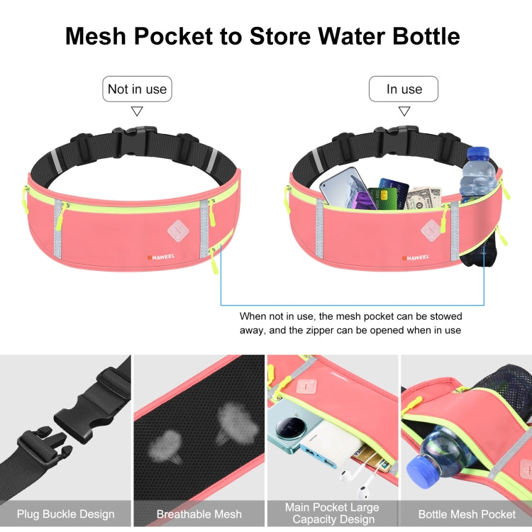 HAWEEL Laufgürtel Hüfttasche Sport Wasserdichte Bauchtasche für Handy, Bauchtasche für Handy