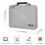 HAWEEL 15,0 bis 16,0 Zoll Aktentasche Umhängetasche Laptop-Tasche für Macbook, Lenovo Thinkpad, ASUS, HP, 15,0 bis 16,0 Zoll