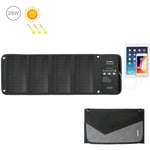 HAWEEL 28W faltbares Solarpanel-Ladegerät mit 5V 3A Max Dual-USB-Anschlüssen, 28W Panel(B)